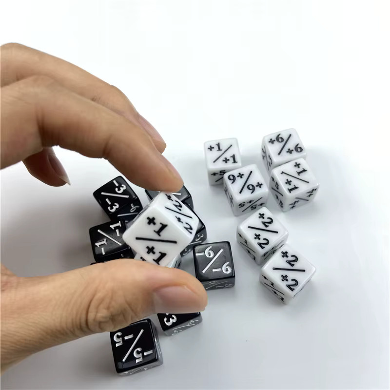 soulbao Würfelzähler, Zubehör, Weiß, Schwarz, 10-teiliges Set - Bild 3