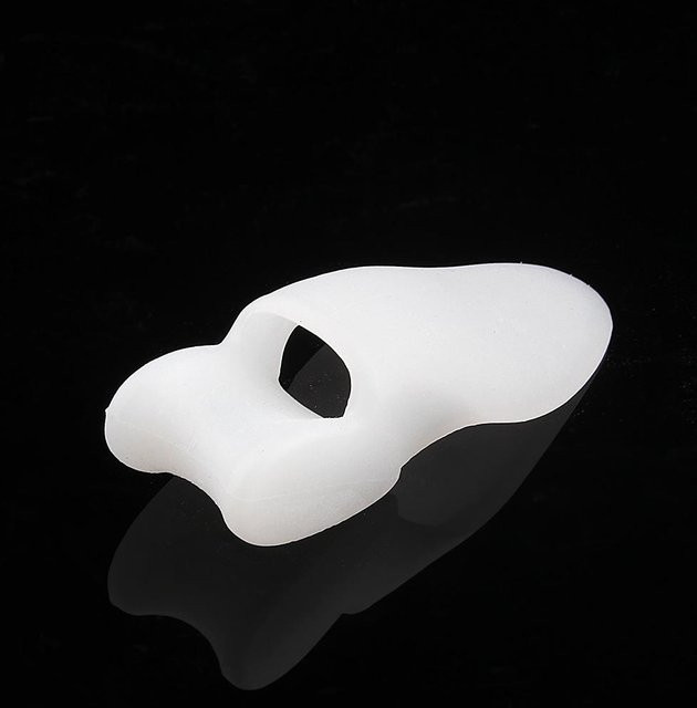 Silikon Kappe Protector Pad Bunion Corrector, 2 Stück, Weiß, Unisex - Bild 1