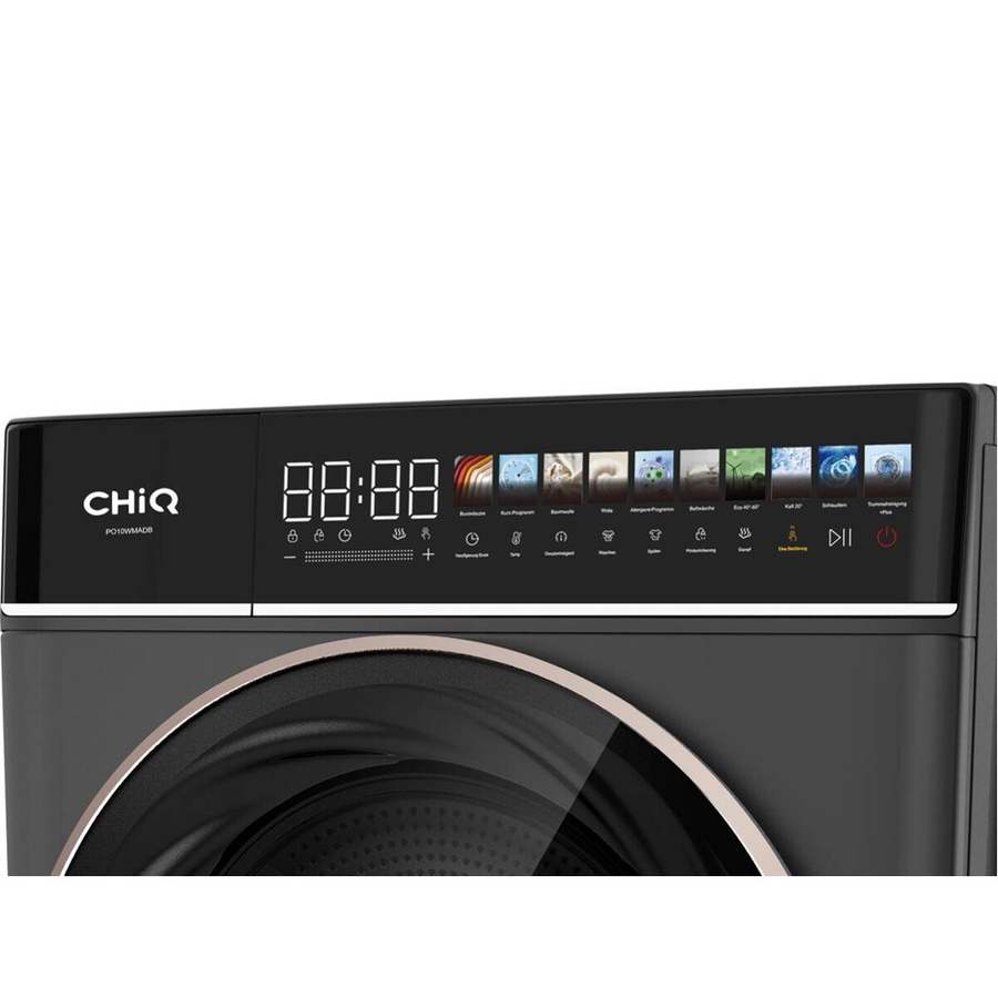 CHiQ Waschmaschine PO10WMADB in Grau mit 10 kg Kapazität und 1400 Umdrehungen B/H/T: 60 x 84,7 x 57,7 cm - Bild 4