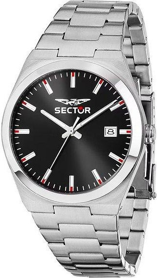 Sector Armbanduhr Edelstahl, Quarz, Schwarz, Herren - Bild 1