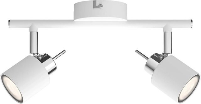 Philips Meranti Spotleuchte 2-flammig in Weiß mit verstellbaren LED-Spots GU10 - Bild 1
