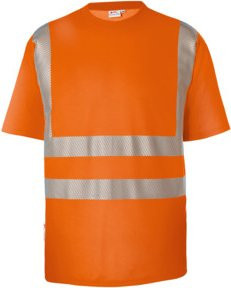 Kübler Workwear Warnshirt REFLECTIQ PSA 2 in Warnorange, Größe 3XL - Bild 1