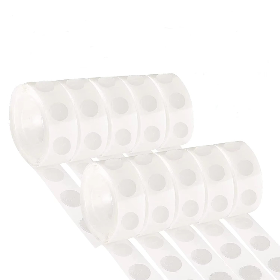 Ballontech 10 Rollen doppelseitiges Klebepunkttape transparent, abnehmbar, 100 Klebepunkte pro Rolle - Bild 3