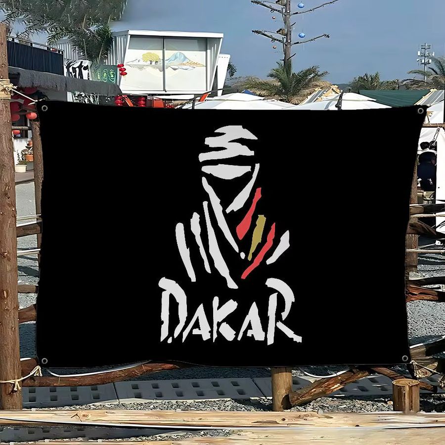 Potdemiel Werbeflagge als Hängebanner für Kunst-Promotion und Shop-Werbung mit Ösen - Bild 5