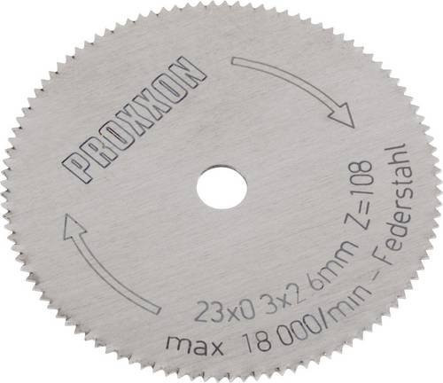 Proxxon Micromot 28 652 Kreissägeblatt, Farbe: Silber, Durchmesser: 23 mm, Breite: 2,6 mm, Dicke: 0,3 mm - Bild 1