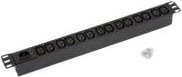 Triton Rack-Steckdosenleiste RAB-PD-X10-A1, 14x IEC C13/C14 Ausgänge, 1U, Schwarz - Bild 1