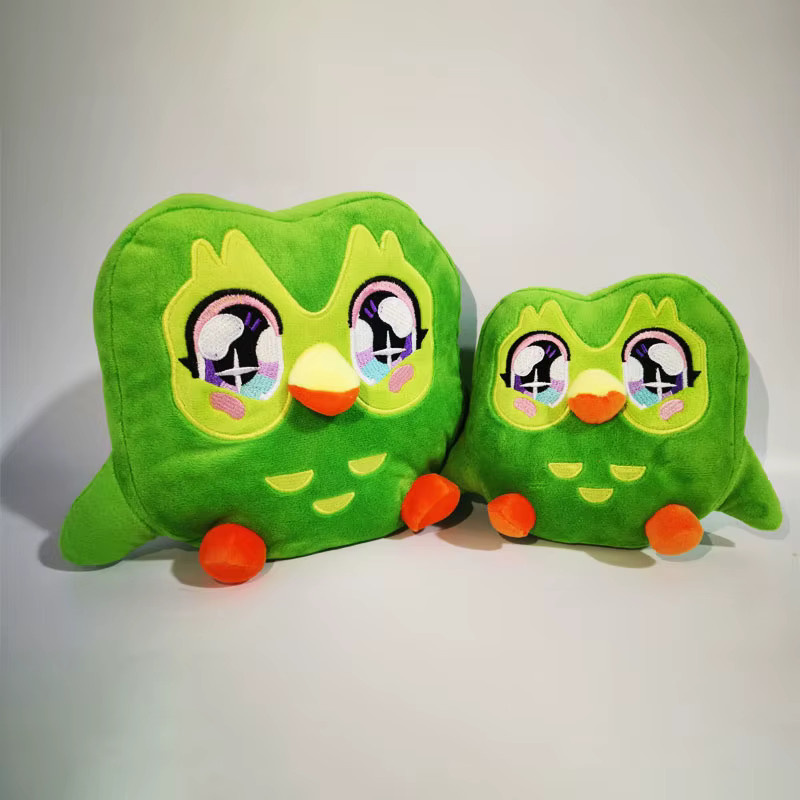MIAOOWA Duolingo Eulen-Plüschtier, Grüne Eule, Plüschpuppe - Bild 2
