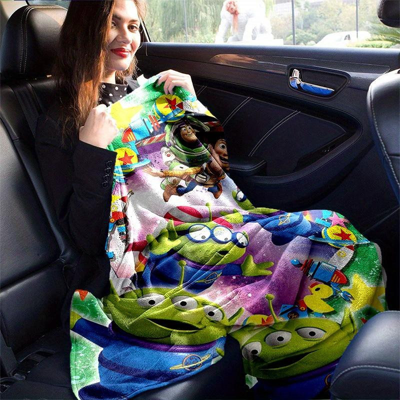 Yun Heng Three Toy Story Charaktere Kuscheldecke aus Flanell, Mehrfarbig, B x H: 150 x 200 cm - Bild 2