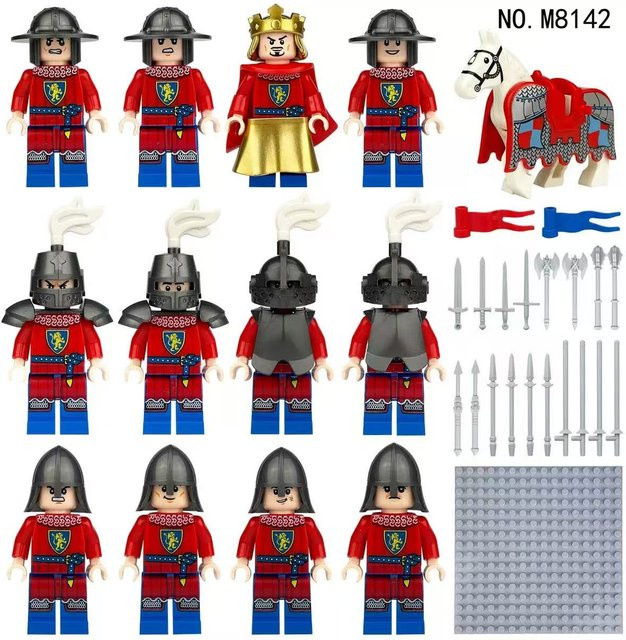 Ritter, Bausteine, Figuren, Mini-Figuren, Kunststoff, ab 14 Jahren - Bild 1