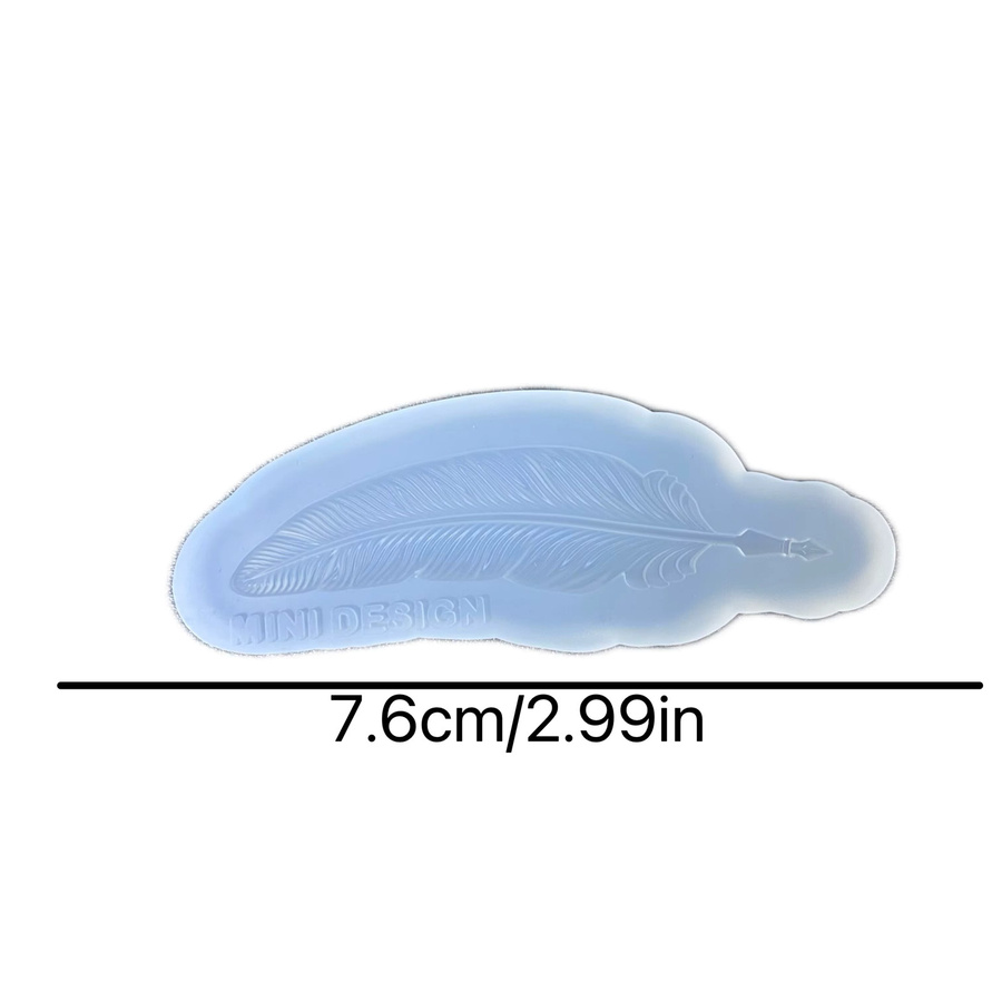 Silikonform für Feder-Stift-Resin-Gussarbeiten und Schlüsselanhänger - Bild 2