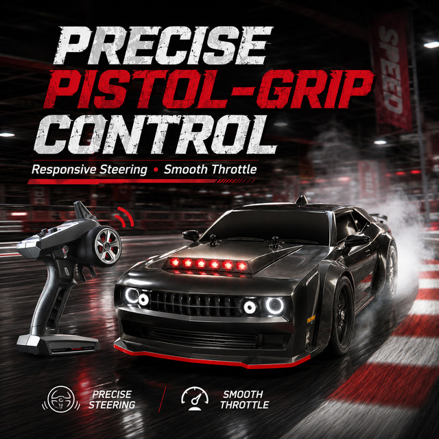 ZNLYRION SG216MAX PRO 4WD RC Drift Auto, 1:16 Maßstab, ferngesteuert, mit LED-Lichtern - Bild 1