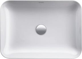 Duravit Aufsatzwaschbecken Cape Cod aus Keramik in Weiß, B/T: 55 x 40 cm - Bild 1