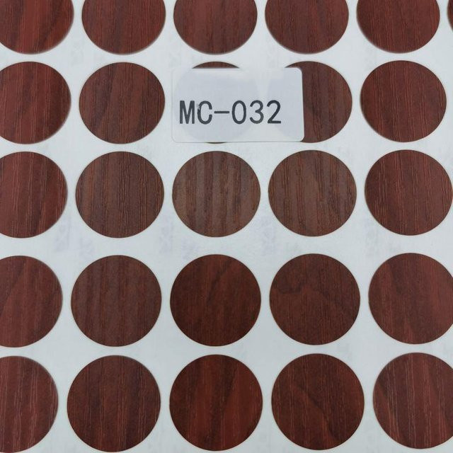 96 Stück selbstklebende Holzmöbel Schraubkappen Abdeckungen in Braun von Binchi Outdoor Product mit einem Durchmesser von 15 mm - Bild 1