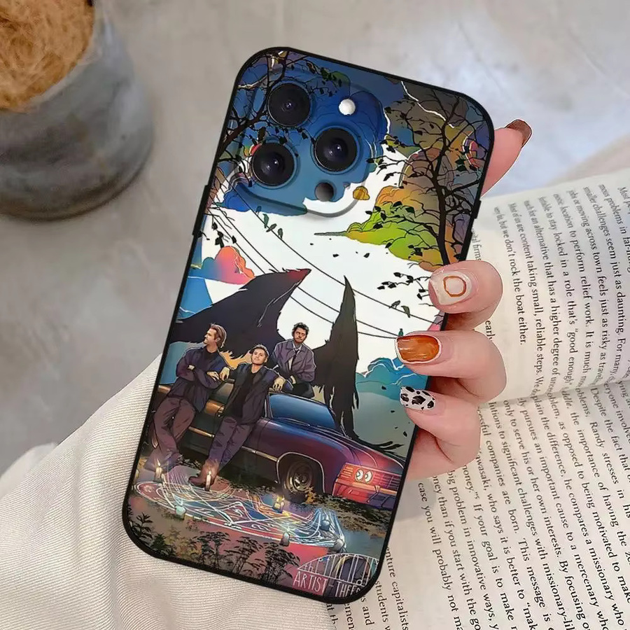 SupernaturalS Silikon Handyhülle für iPhone 11 bis 17, Schwarz, Weiches Material - Bild 4