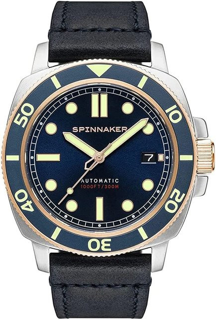 Spinnaker Armbanduhr Automatik, Edelstahl, Blau, 42 mm, Herren - Bild 1