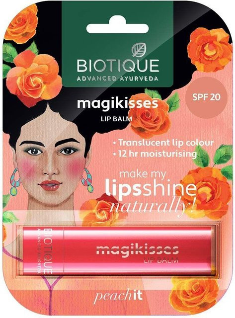 It Biotique Magikisses Lippenbalsam Pfirsich, 4 g, glänzend - Bild 1
