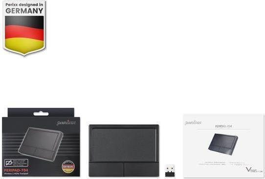 Perixx PERIPAD-704 Funk-Touchpad Schwarz mit USB-Anschluss - Bild 2