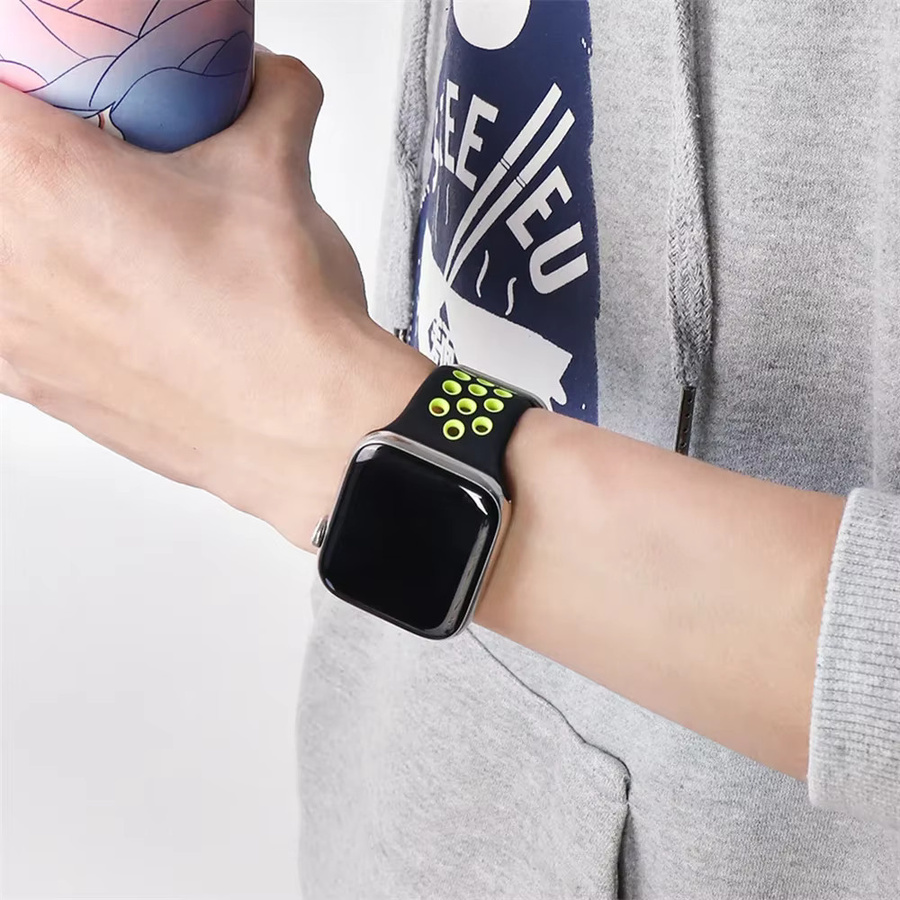 RWBANDS Uhrenarmband Silikon, Apple Watch, Modern - Bild 1