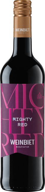 Weinbiet Mighty Red Rotweincuvée (Acolon & Cabernet Sauvignon), 2024, Pfalz, trocken, 0,75 l - Bild 1