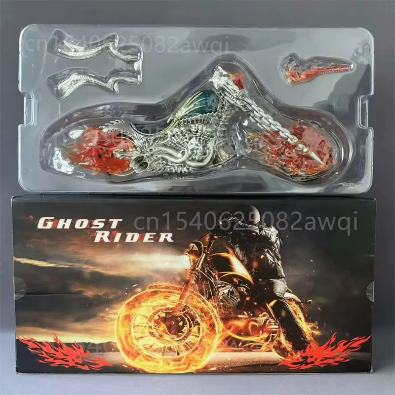 Bandai Marvel Ghost Rider mit Motorradfigur, Figura-Modell, Beleuchtung - Bild 4