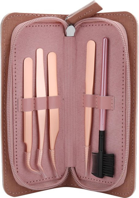 Beautyyy Wimpernwerkzeugset, Edelstahl, Grau, Unisex - Bild 1