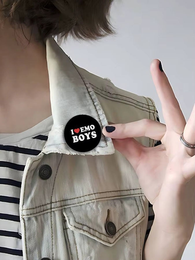 52TOYS Abzeichennadeln I Love Emo Boys - Bild 7