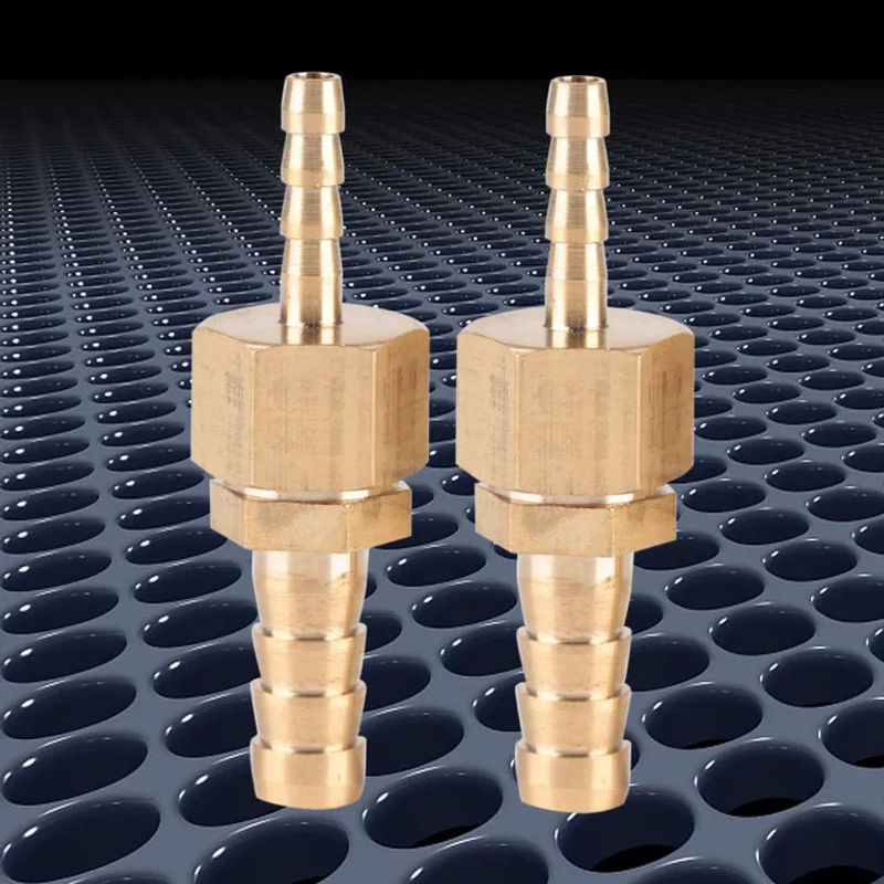 2 Stück Fishine Messing-Fitting Schlauchanschluss Reduzierstück Verbinder in Beige/Gold, Durchmesser: 41 mm - Bild 4