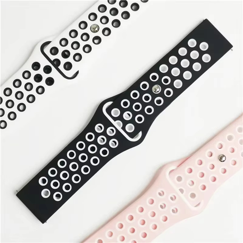 Sportarmband Silikon, Unisex, 20 mm/22 mm - Bild 3