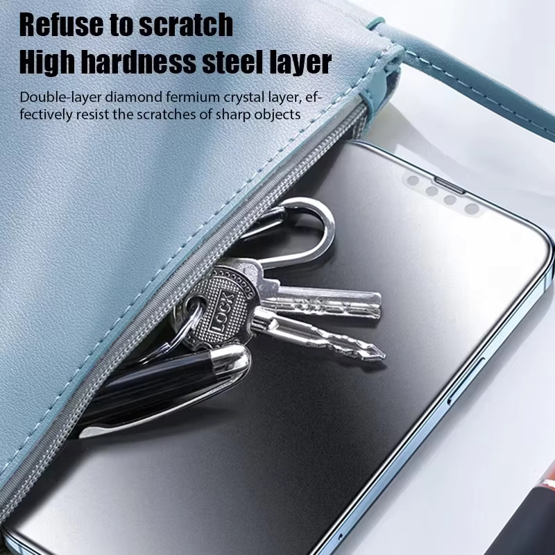 Matte Blickschutzfolie aus Keramik für Apple iPhone Modelle als Anti-Spy Displayfolie - Bild 5