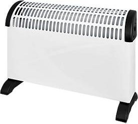 Konvektor Heizgerät exquisit HK 34524 in Weiß, 3 Stufen mit 750/1250/2000 W und Tragegriff, B: 53,3 cm, T: 19,8 cm, H: 38,5 cm - Bild 1