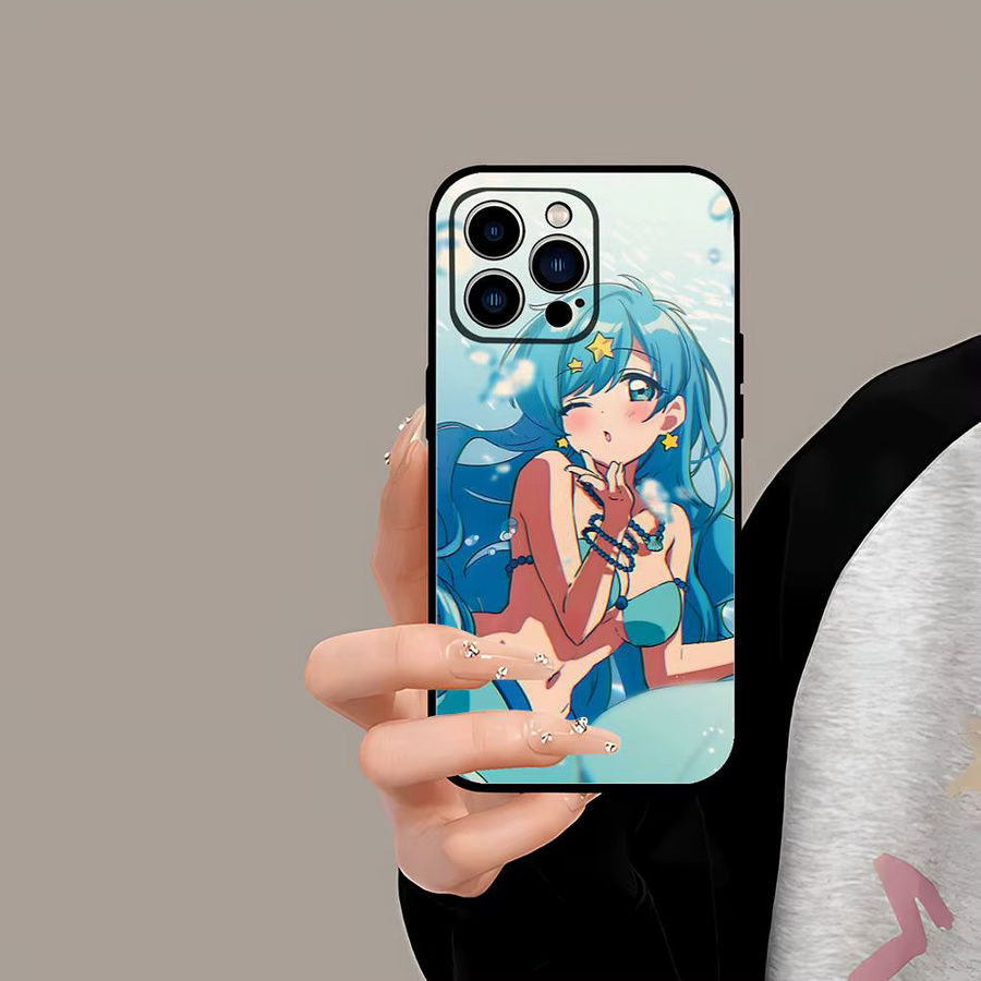Pichis Pitchs Handyhülle Meerjungfrauen-Melodie für Apple iPhone 17 16 15 14 13 12 11 Pro Max und weitere Modelle, Mehrfarbig - Bild 4