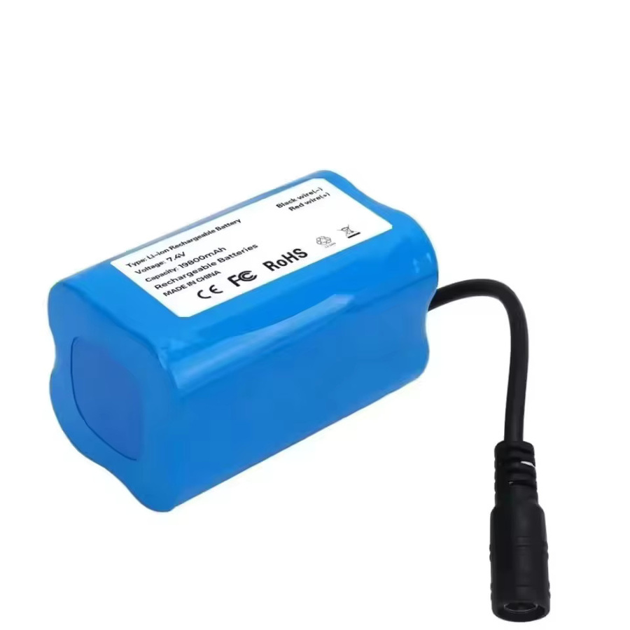 ALalito Lithium-Batterie 7,4 V 19800 mAh in Blau für T188 T888 2011-5 RC Suchboot und Fernbedienung Zubehör - Bild 3