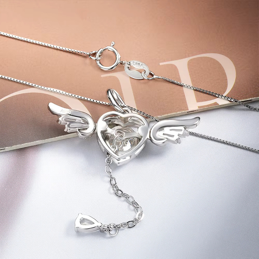 Serenity Day Halskette, 925 Silber, Moissanit, Damen - Bild 3