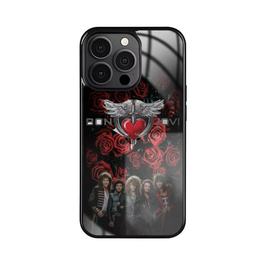 B-Bon J-Jovi Band Handyhülle mit MagSafe Magnet für iPhone 16 15 14 13 12 11 Pro Plus Max Mini Multicolor - Bild 7