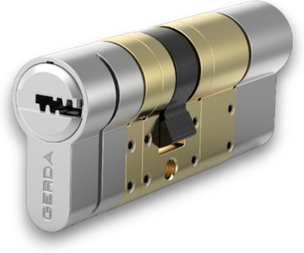 tedee GERDA längenverstellbarer Standardzylinder für tedee Lock in Silber, 31-62mm - Bild 1