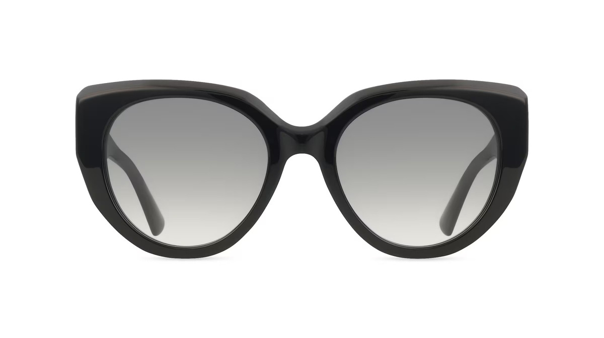 Nina Ricci SNR404 Sonnenbrille Butterfly, Vollrand, Acetat, schwarz, Damen - Bild 1