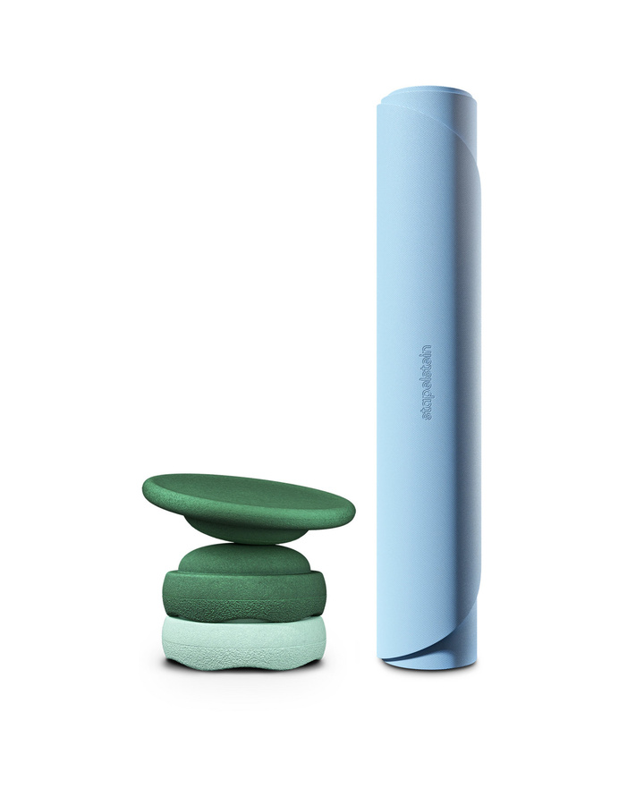 Stapelstein Fitness Bundle Balance in Blau und Grün - Bild 1
