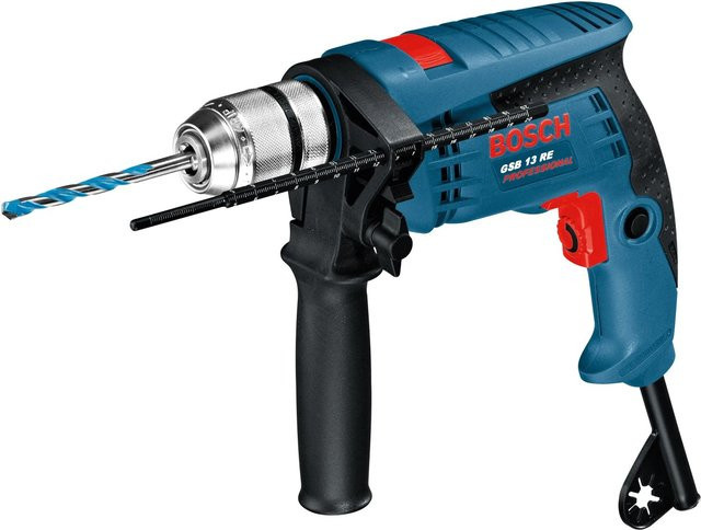 Bosch Professional Schlagbohrmaschine GSB 13 RE, 600 W, Blau/Schwarz - Bild 1