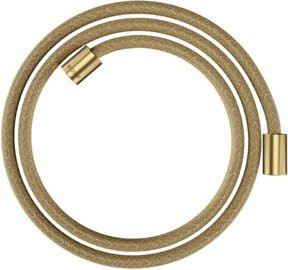 Hansgrohe Textilbrauseschlauch in Gold mit Anti-Kink und Anti-Twist Funktion, Länge: 160 cm - Bild 1