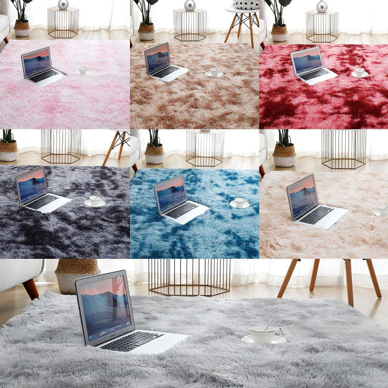 A Family Of Home Textiles Plüschteppich in Multicolour, weiche Samtmatte für Wohnzimmer, Kinderzimmer und Schlafzimmer, B/T: 140 x 200 cm - Bild 3