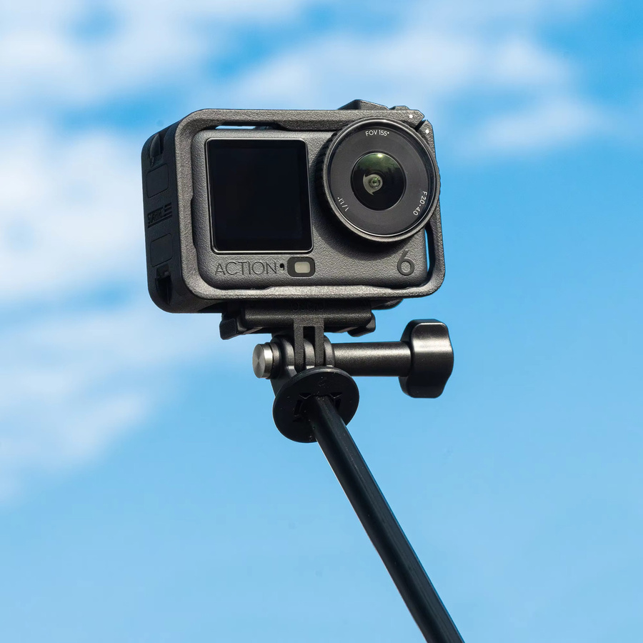 DJI Osmo Action 6 Schutzrahmen mit horizontalem und vertikalem Schnellverschluss in Schwarz - Bild 2