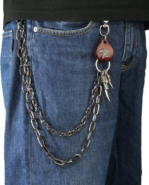 Hosenkette Punk Hip-Hop, Bunt, Unisex - Bild 1