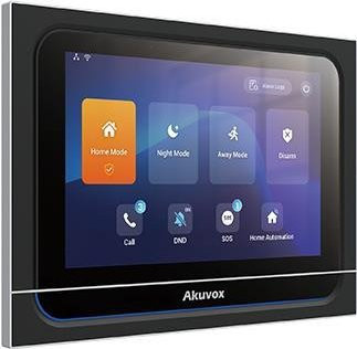 Akuvox X933H Computerbildschirm mit 17,8 cm LCD Touchscreen in Schwarz - Bild 1