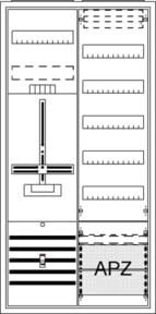 Striebel&John Aufputz-Verteilerkasten AP3Pkt.A271Z1V5A2 DA27CB in Weiß - Bild 1