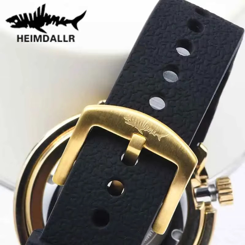 HEIMDALLR Herrenarmbanduhr, Bronze, Automatik, 30 ATM, Saphirglas - Bild 5