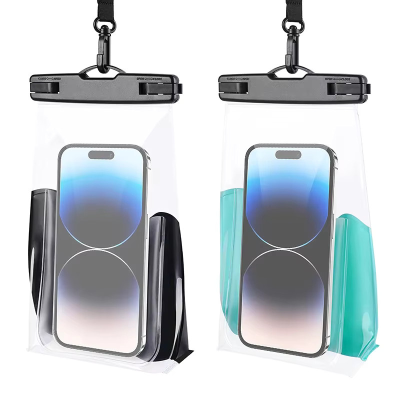 HAISSKY Wasserdichte Handy-Schutzhülle für iPhone 17, 16, 15, 14, 13, 12 Pro Max und Air Plus, transparente Schwimm-Tasche für Strand und Wasser - Bild 5