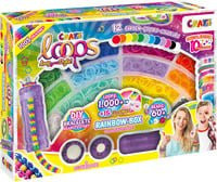CRAZE Loops Rainbow Box Lern- und Kreativspielzeug 12 Farben ab 5 Jahren - Bild 1