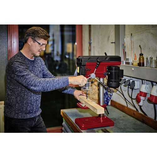 Einhell Säulenbohrmaschine TC-BD 500 in Rot und Schwarz mit 500W Leistung - Bild 2