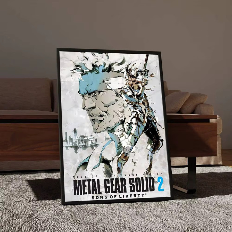 Rastar Metal Gear Solid Anime-Poster als selbstklebender Wandaufkleber in Multicolor - Bild 5
