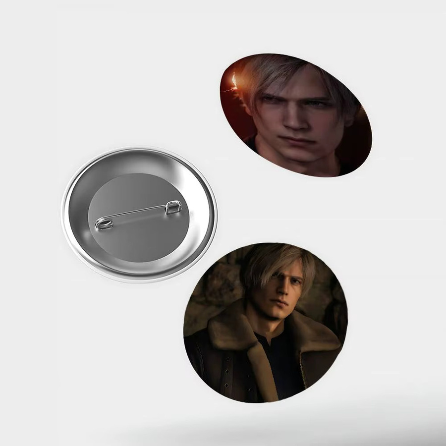 52TOYS Brosche L-Leon K-Kennedy, Weißblech, Silber - Bild 3